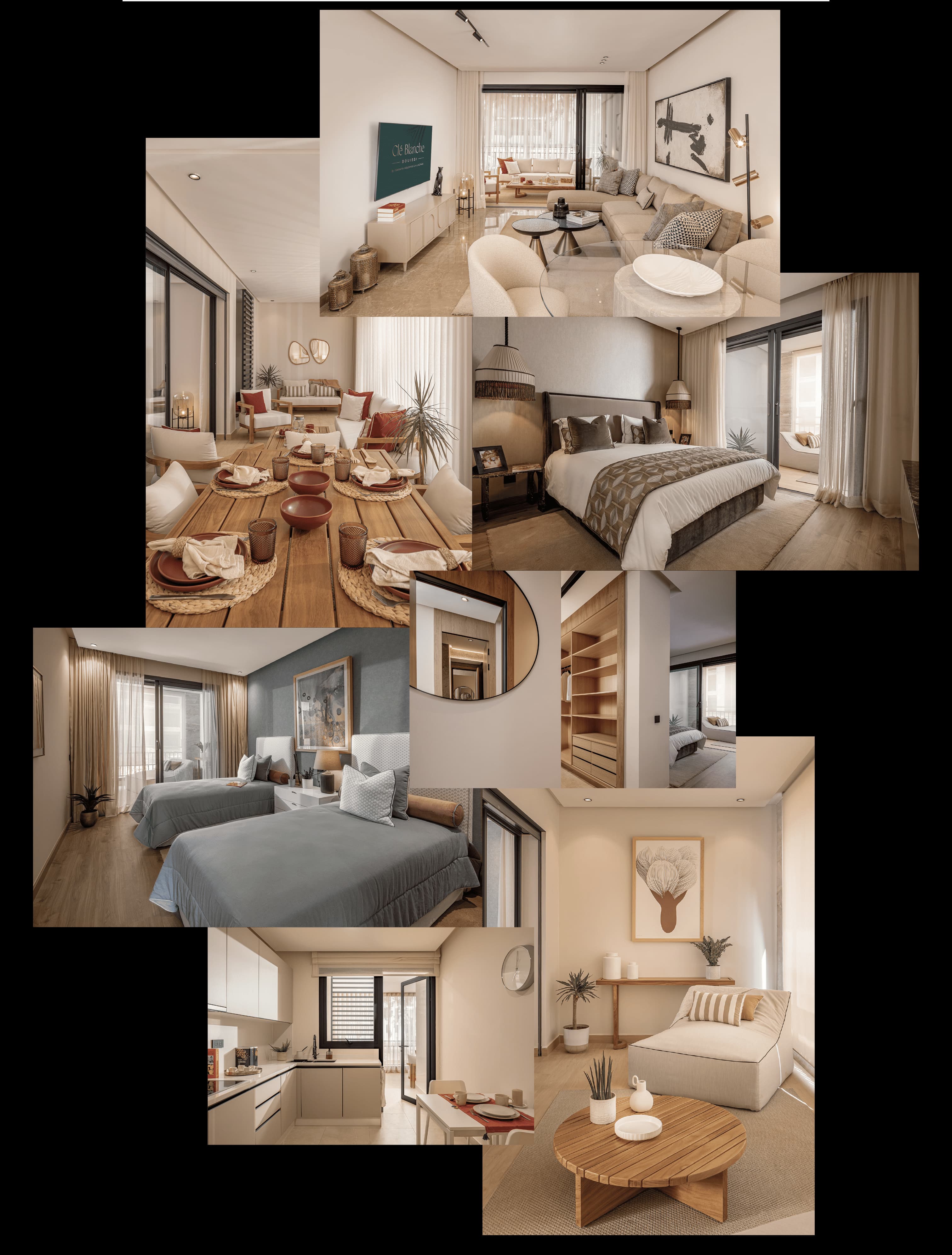 Appartement témoin collage