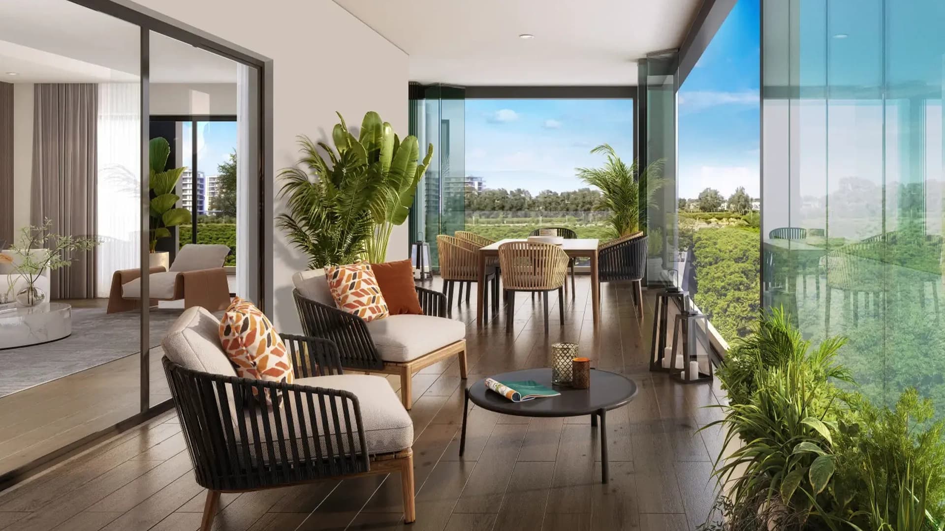 Avant - vue extérieure du penthouse